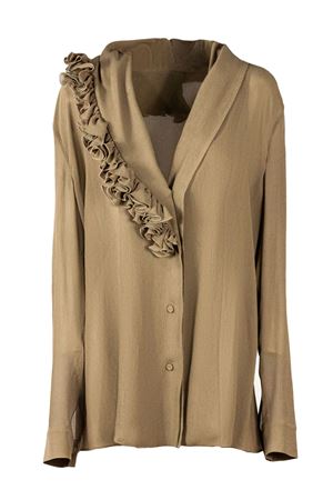 Camicetta In Georgette Verde ALBERTA FERRETTI | A020551170082